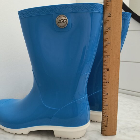 UGG Sienna Women's Neon Blue Waterproof Fleece-Lined Rain/Mud/Snow Boots - 8 M - Picture 4 of 8